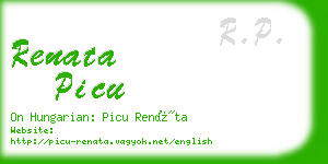 renata picu business card